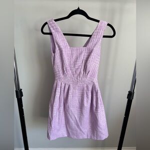 Soprano Textured Lavender Mini Dress